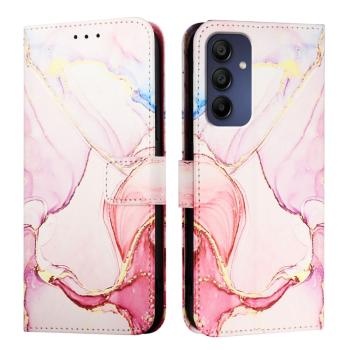 ART MARBLE Peňaženkový kryt pre Samsung Galaxy A16 / A16 5G ROSE GOLD