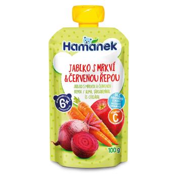 HAMÁNEK Jablko s mrkvou a červenou repou 6m+ 100 g