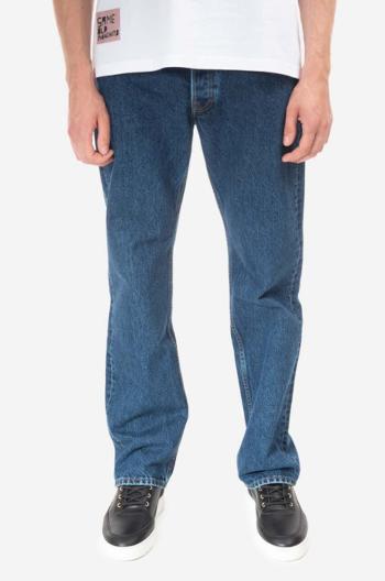 Wood pamut farmer Al Rigid Denim Straight Fit 1223584-751 LIGHT RINSE