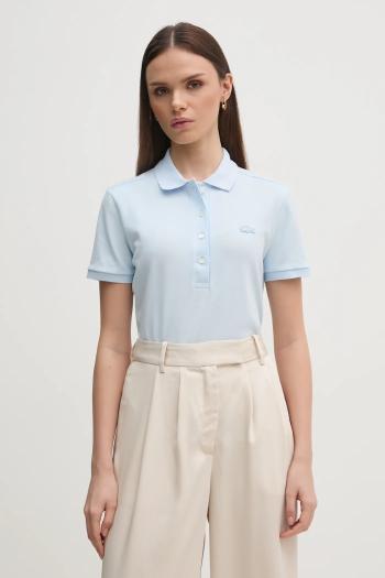 Polo tričko Lacoste dámske, modrá farba, PF5462