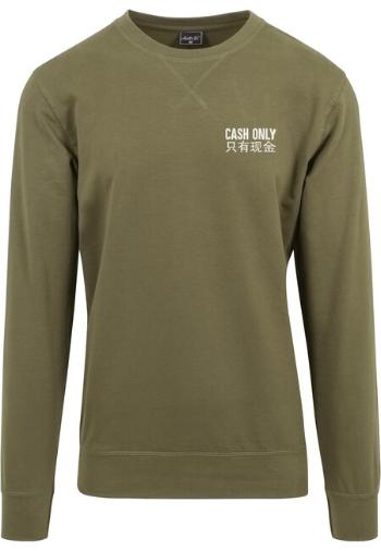 Mr. Tee Cash Only Crewneck olive - L