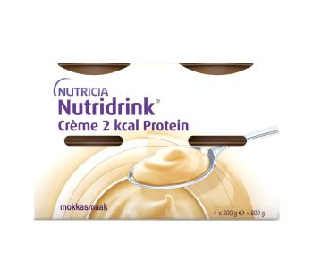 Nutridrink Creme 2 kcal Protein s příchutí kávy 4x200 g