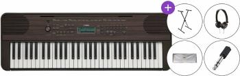 Yamaha PSR E360 SET Keyboard s dynamikou Dark Walnut