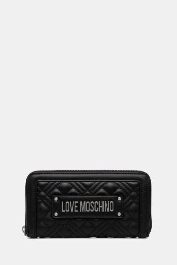 Peňaženka Love Moschino dámska, čierna farba, JC5600PP1NLA000B