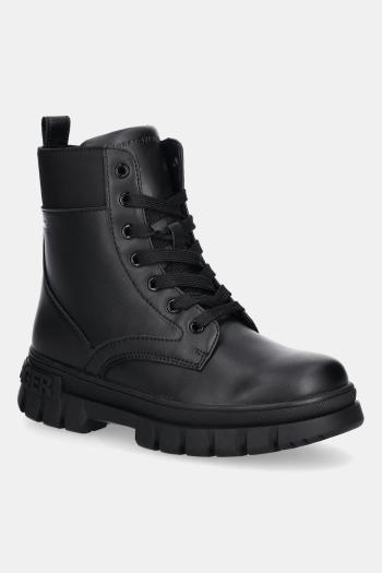 Detské topánky Tommy Hilfiger čierna farba, T3A5-34046