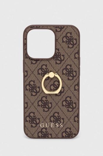 Puzdro na mobil Guess iPhone 13 Pro / 13 6,1 hnedá farba