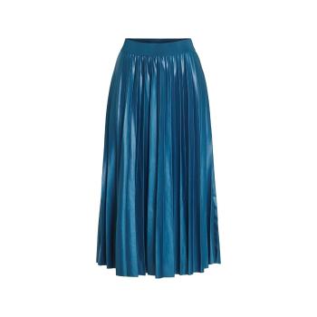 Vila  Skirt Nitban - Moroccan Blue  Sukňa Modrá