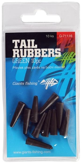 Giants fishing prevlek na závesku tail rubbers green 10 ks 20 mm