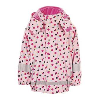Sterntaler do dažďa ružová s odopínacou fleece mikinou bodkami 5652014 (HRAjkob0012nad)