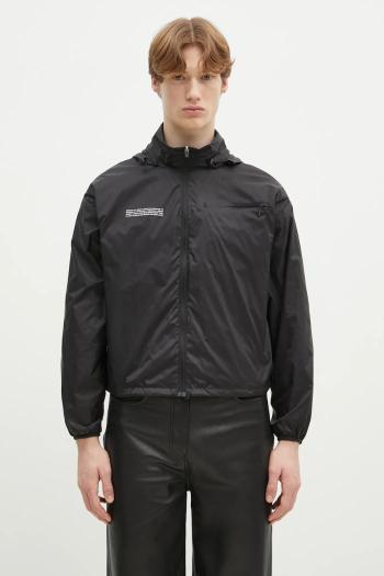 Bunda Pangaia čierna farba, prechodná, oversize, 10002127