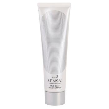 Sensai Silky Purifying Mud Soap (Wash & Mask) mydlo a maska 2 v 1 125 ml