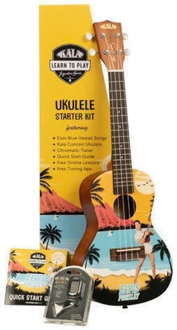 Kala Learn To Play Elvis Blue Hawaii Koncertné ukulele