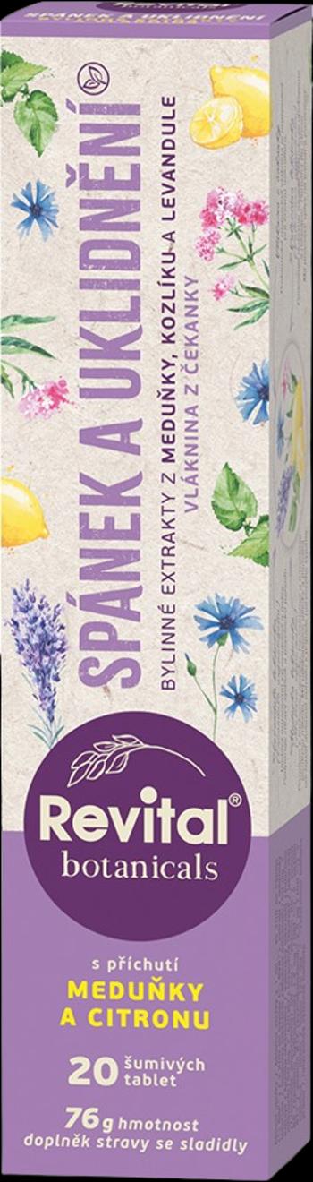 REVITAL Botanicals Spánok a upokojenie 20 šumivých tabliet