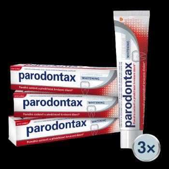 PARODONTAX Zubná pasta s bieliacim účinkom Whitening Tripack 3 x 75 ml