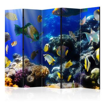 Paraván Underwater adventure Dekorhome 225x172 cm (5-dielny)