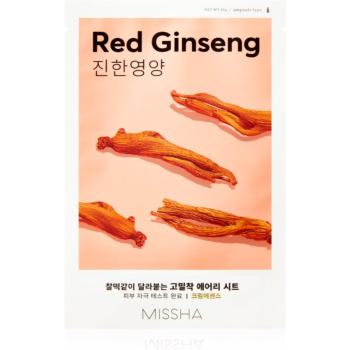 Missha Airy Fit Red Ginseng plátenná maska s hydratačným a revitalizačným účinkom 19 g