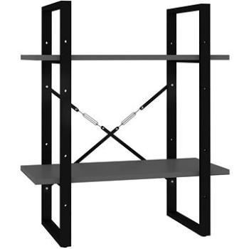Shumee s 2 policami sivá 60 × 30 × 70 cm drevotrieska, 806429