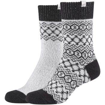 Skechers  Casual Cozy Jacquard 2PPK Socks  Športové ponožky Šedá