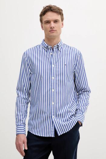 Bavlnená košeľa Tommy Hilfiger pánska, slim, s golierom button-down, MW0MW39159