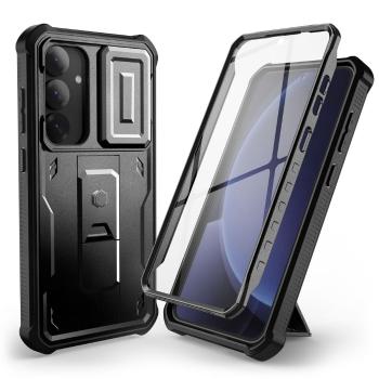 TECH-PROTECT KEVLAR CAM+ Odolný kryt Samsung Galaxy S25 5G čierny