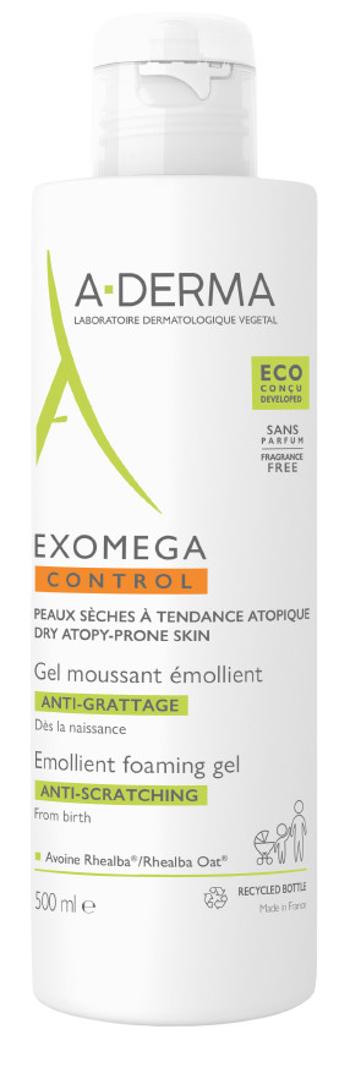 A-DERMA Exomega CONTROL Zvláčňujúci penový gel 500 ml