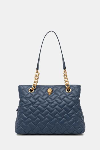 Kožená kabelka Kurt Geiger London KENSINGTON tmavomodrá farba, 2054989109