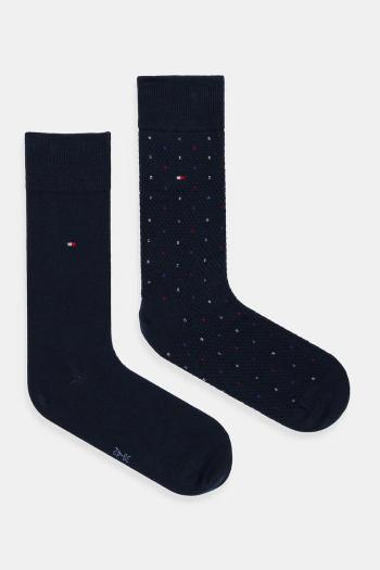 Ponožky Tommy Hilfiger 2-pak tmavomodrá farba, 701236311