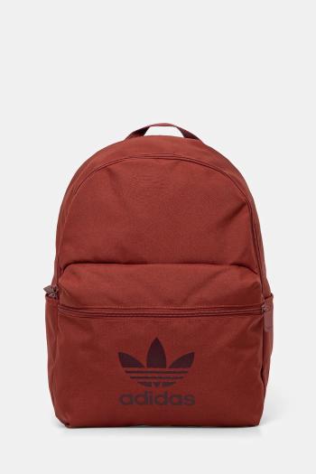 Ruksak adidas Originals Adicolor červená farba, veľký, s potlačou, JI9438