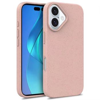 ECO RUBBER Ochranný obal Apple iPhone 16 svetloružový