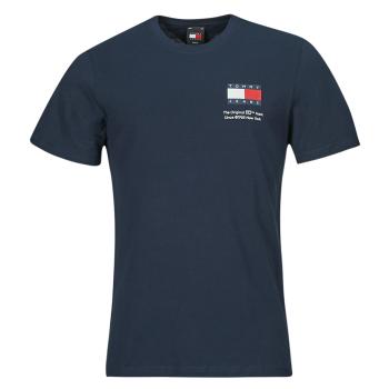 Tommy Jeans  TJM SLIM ESSENTIAL FLAG TEE EXT  Tričká s krátkym rukávom Námornícka modrá