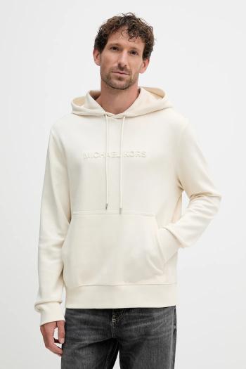 Mikina Michael Kors šedá farba, s kapucňou, s nášivkou, CR552G25MF