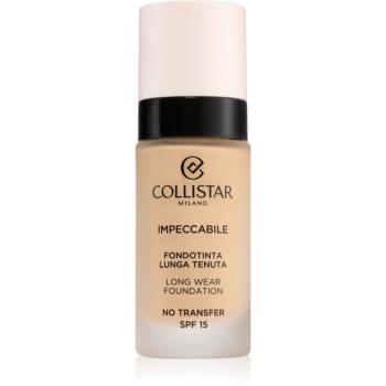 Collistar Impeccabile Long Wear Foundation dlhotrvajúci make-up SPF 15 1R Rosy Avory 30 ml