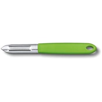 Victorinox škrabka na zemiaky s dvojitou vrúbkovanou čepeľou zelená (7.6077.4)