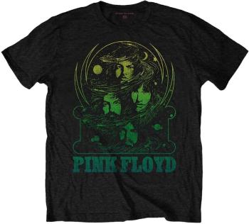 Pink Floyd Ing Green Swirl Unisex Black XL