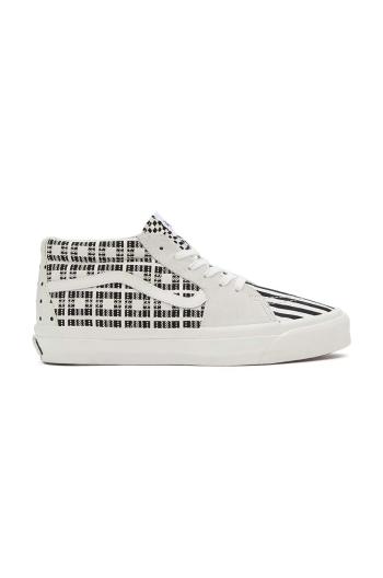 Tenisky Vans Sk8-Mid Reissue 83 LX biela farba, VN000CQQFS81