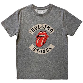 The Rolling Stones tričko Biker Tongue Šedá XXL