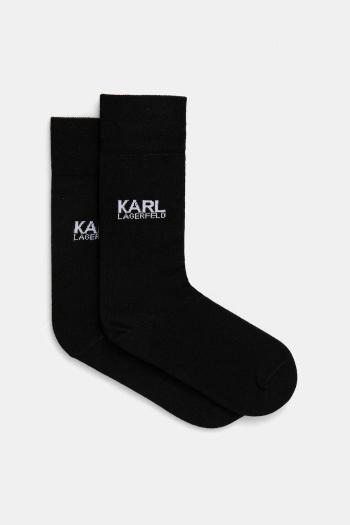 Ponožky Karl Lagerfeld pánske, čierna farba, 551102.805510