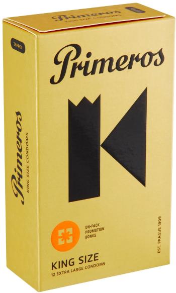 PRIMEROS King Size extra veľké kondómy 12 ks