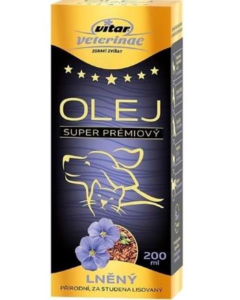 Vitar Veterinae Lněný olej 200ml