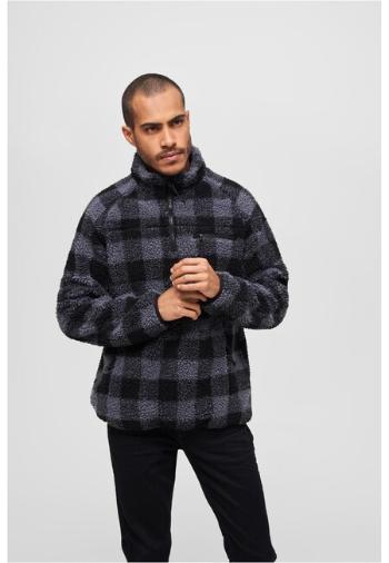 Brandit Teddyfleece Troyer black/grey - 3XL