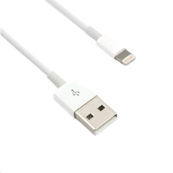 Kabel C-TECH CB-APL-20W USB 2.0 Lightning (IP5 a vyšší) nabíjecí a synchronizační kabel, 2m, bílý