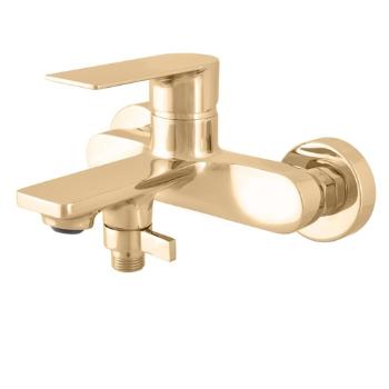Vaňová batéria RAV SLEZÁK Nil bez sprchového setu 150 mm zlatá NL154.5Z