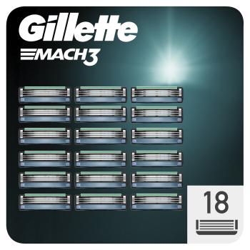 GILLETTE Mach3 Pánske náhradné holiace hlavice 18 ks