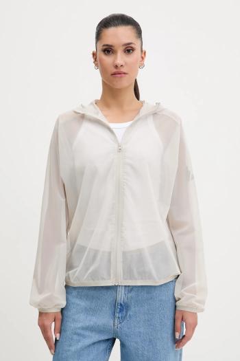 Bunda adidas All SZN béžová farba, prechodná, JV9858