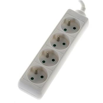 WowME ppredlžovací prívod 230V 4× zásuvka 2 m (KF-FB-04-2M,3G1.5MM2)