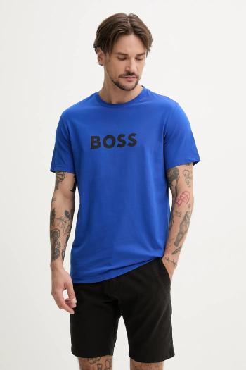 Plážové tričko BOSS vzorovaný