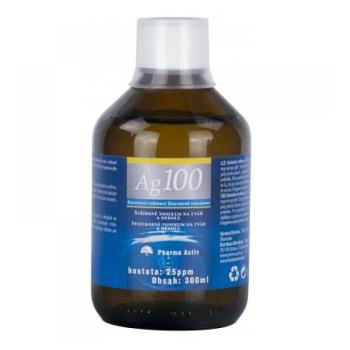 PHARMA ACTIV Koloidné striebro Ag 100 25 ppm 300 ml