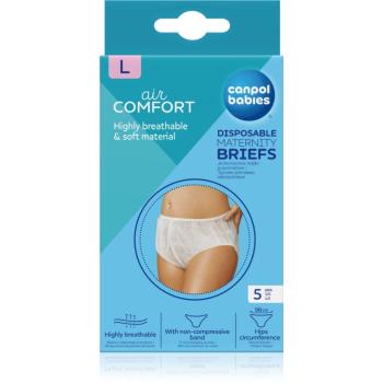 Canpol babies Maternity Briefs popôrodné nohavičky veľkosť L 5 ks