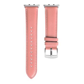 LEATHER Kožený remienok pre Honor Watch 5 ružový