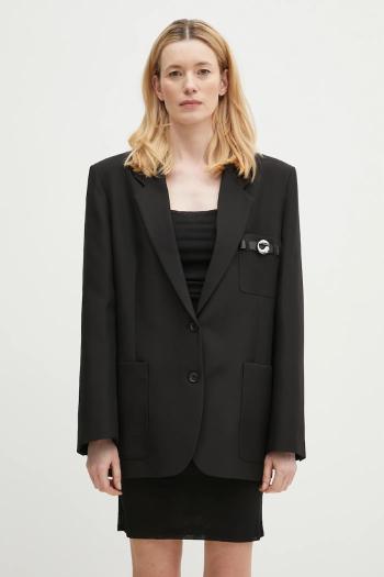 Sako Coperni Belted Pocket Tailored čierna farba, oversize, jednofarebné, COPV69F3004